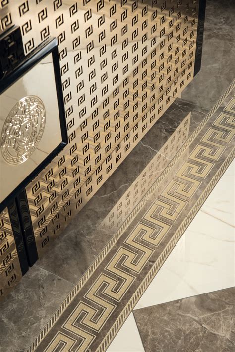 greca pavimento versace|gianni versace tiles.